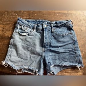 Old Navy O.G. straight high rise denim Jean shorts 10